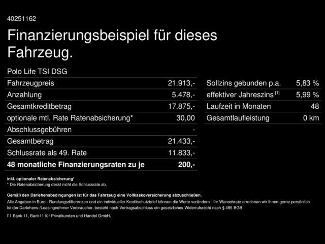 Volkswagen Polo DSG Life