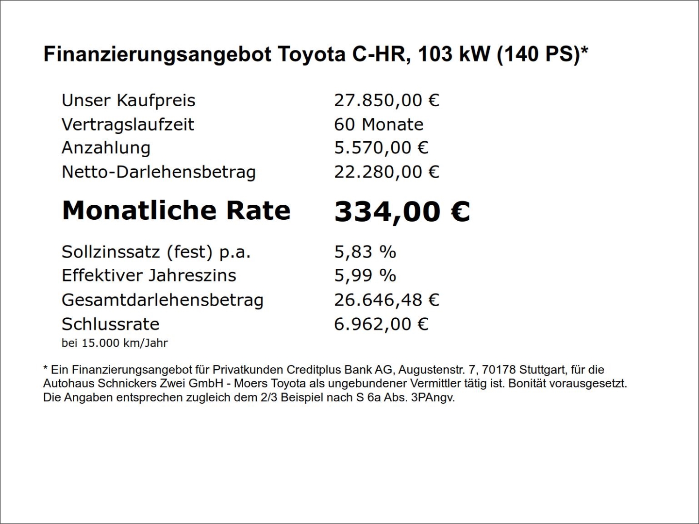 Toyota C-HR 5-deurs Team D Technik