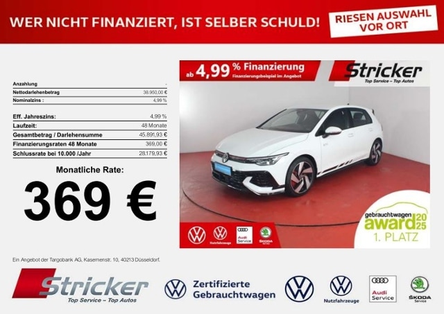 Volkswagen Golf 2.0 TSI DSG