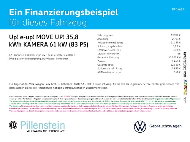 Volkswagen e-up! Move Move up!