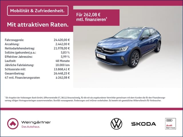 Volkswagen Taigo 1.5 TSI DSG IQ.Drive Style