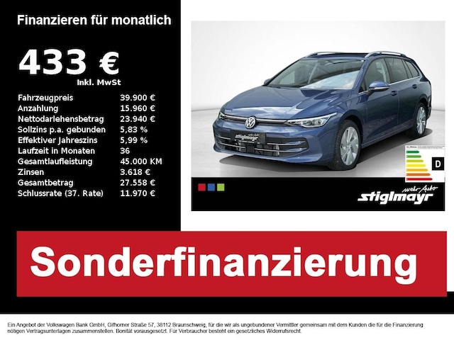 Volkswagen Golf DSG Style Variant