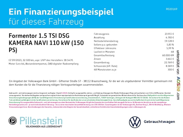 Cupra Formentor 1.5 TSI DSG