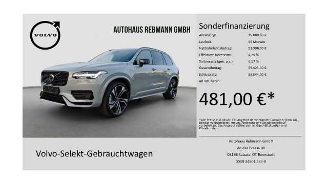 Volvo XC90 AWD Dark Recharge T8 Ultra