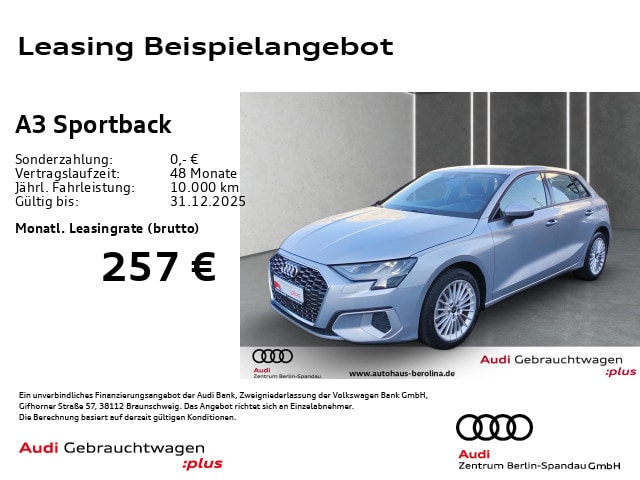 Audi A3 35 TFSI Sportback