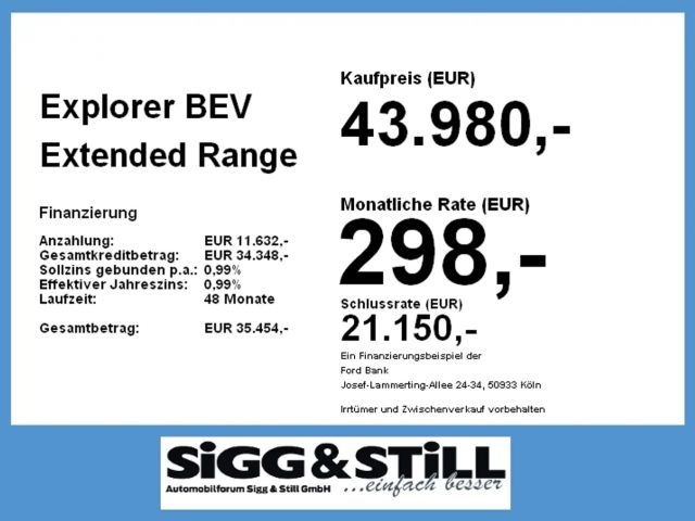 Ford Explorer Extended range RWD