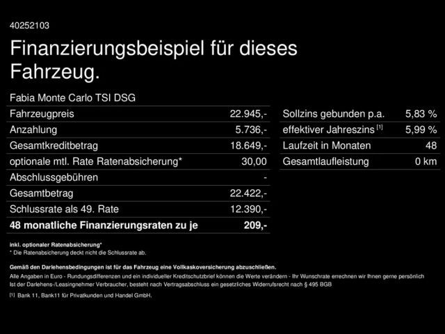 Skoda Fabia Monte Carlo