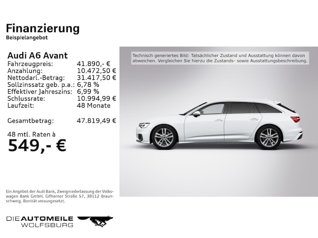Audi A6 45 TFSI Avant S-Line S-Tronic