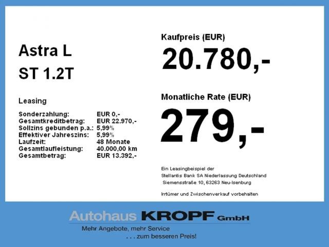 Opel Astra 1.2 Turbo Sports Tourer