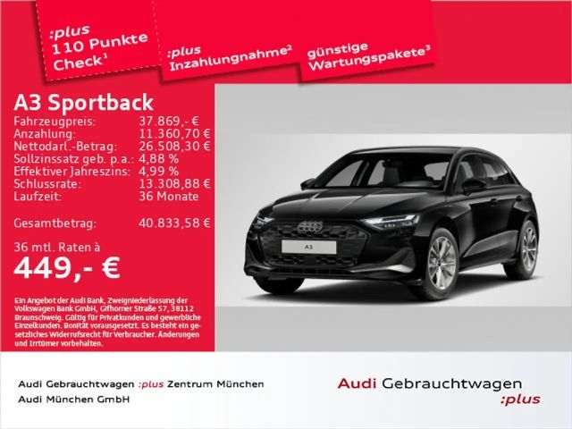 Audi A3 40 TFSI Hybride S-Tronic Sedan