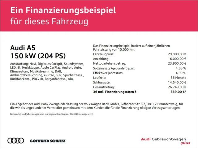 Audi A5 40 TDI Quattro Sportback