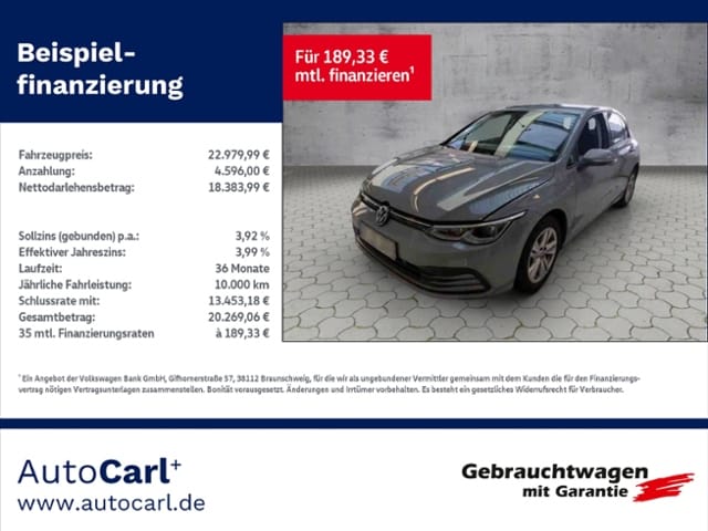 Volkswagen Golf 1.5 TSI Golf VIII