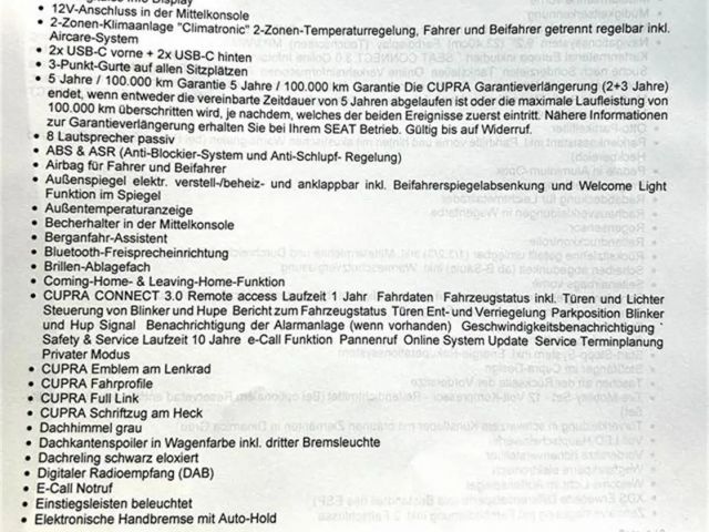 Cupra Ateca 4Drive DSG