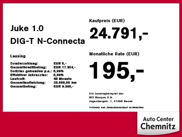 Nissan Juke DIG-T N-Connecta