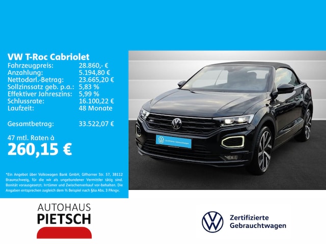 Volkswagen T-Roc 1.5 TSI Cabriolet R-Line Style