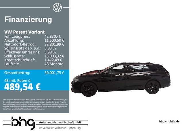 Volkswagen Passat 2.0 TDI DSG R-Line Variant