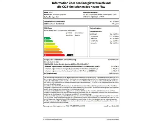 Audi Q3 Quattro S-Tronic