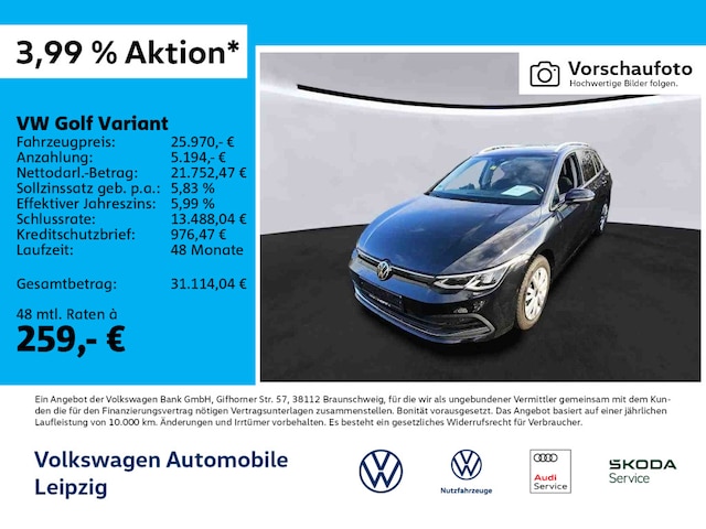 Volkswagen Golf 2.0 TDI DSG Golf VIII Variant