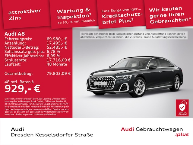 Audi A8 50 TDI Lang Quattro