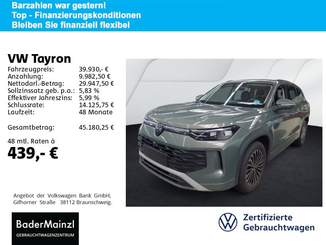 Volkswagen Tayron 1.5 eTSI DSG Life