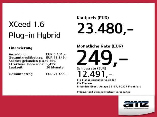 Kia XCeed Hybrid PHEV Platinum Edition