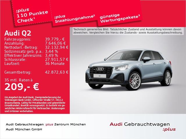 Audi Q2 40 TFSI Quattro S-Line S-Tronic