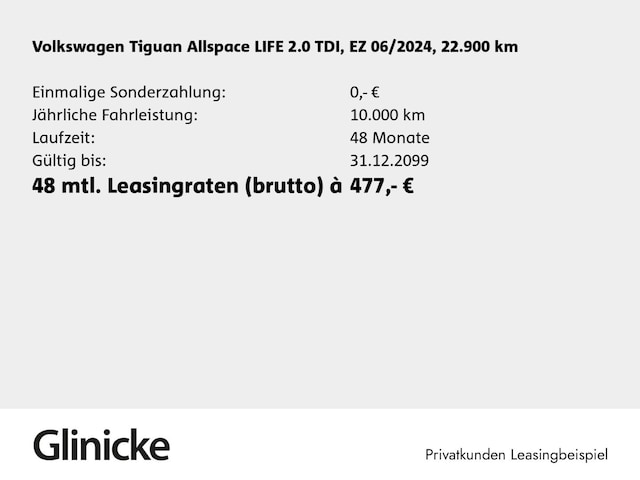 Volkswagen Tiguan 2.0 TDI 4Motion Allspace Life