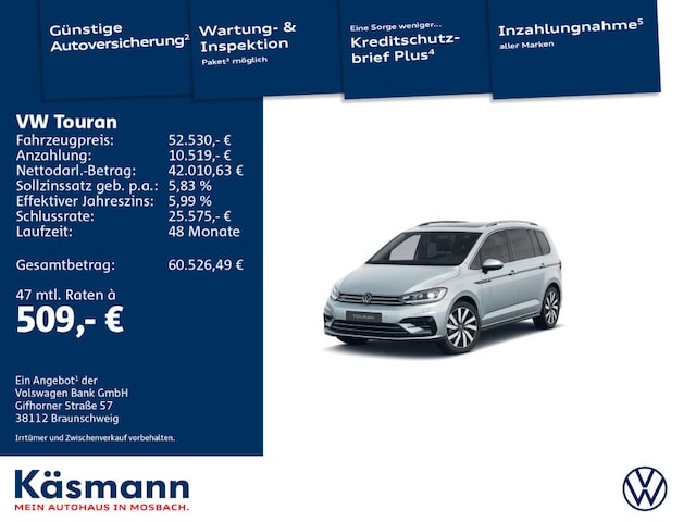 Volkswagen Touran 2.0 TDI Highline R-Line