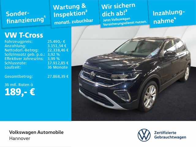 Volkswagen T-Cross 1.0 TSI DSG Style