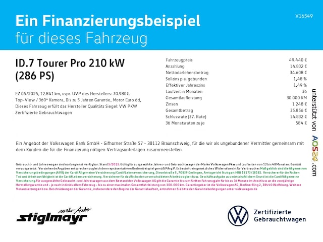 Volkswagen ID.7 IQ.Drive Pro Tourer
