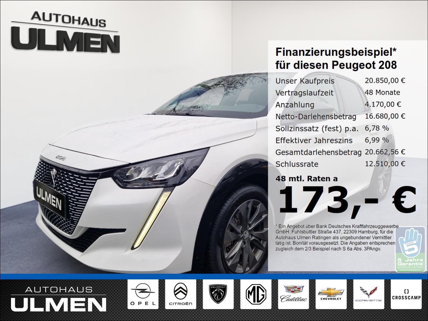 Peugeot E-208 Allure Pack