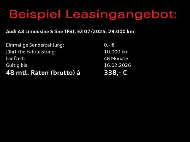 Audi A3 30 TFSI S-Line S-Tronic Sedan