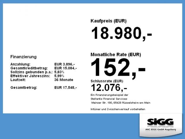 Opel Grandland X 1.2 Sitzheizung, Rückfahrtkamera