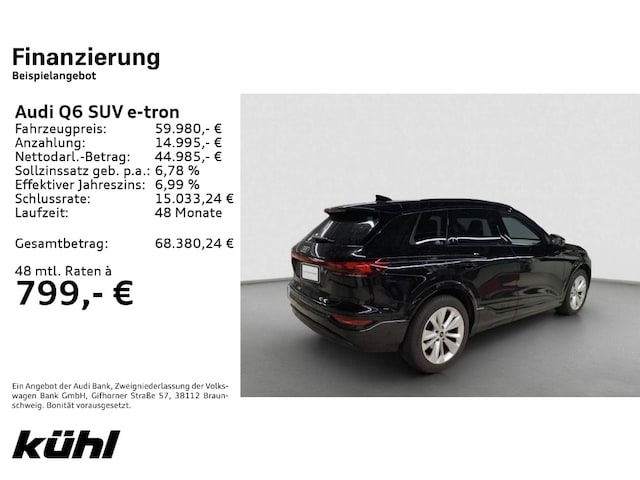 Audi Q6 e-tron Suv e-tron Audi Q6 SUV e-tron