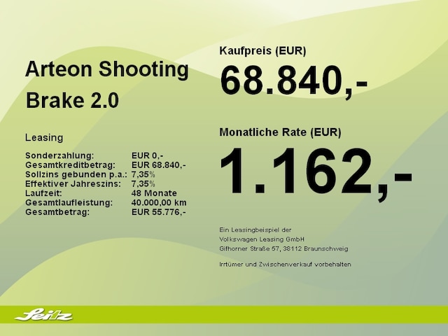 Volkswagen Arteon Shooting Brake 2.0 TSI