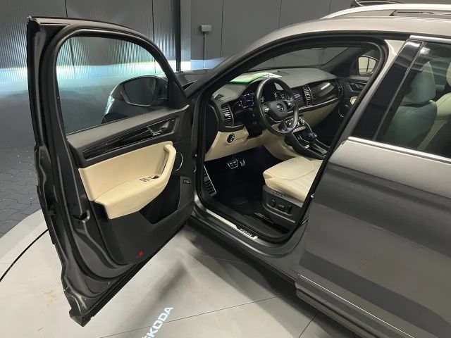 Skoda Kodiaq L&K *19Zoll*PANORAMA*360*LEDER/Beige*ACC*Family*
