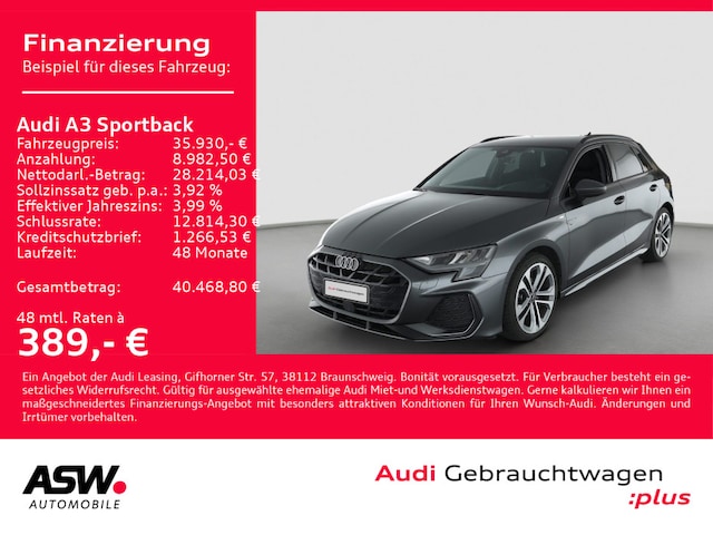 Audi A3 35 TFSI S-Line S-Tronic Sportback