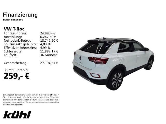 Volkswagen T-Roc 1.0 TSI Move