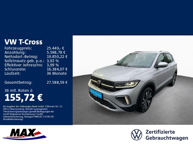 Volkswagen T-Cross 1.0 TSI DSG IQ.Drive Style