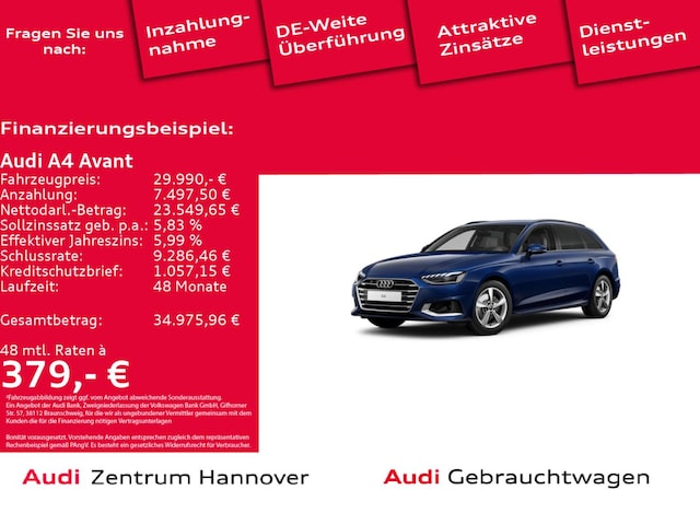 Audi A4 35 TDI Avant S-Tronic