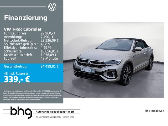 Volkswagen T-Roc Cabriolet DSG R-Line