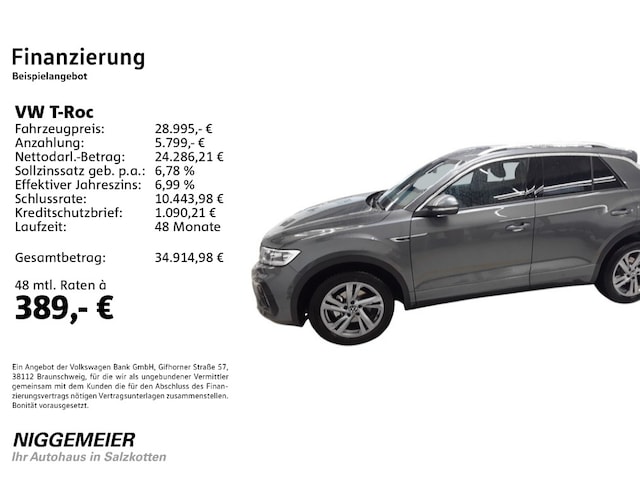 Volkswagen T-Roc 1.0 TSI R-Line