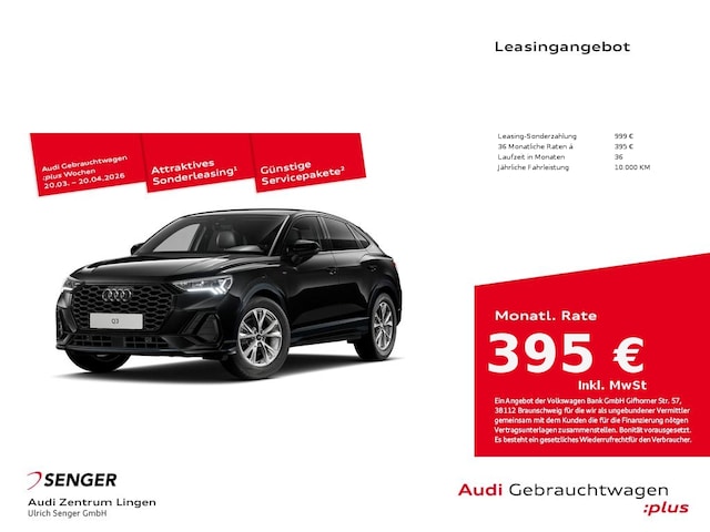 Audi Q3 35 TFSI S-Line S-Tronic Sportback