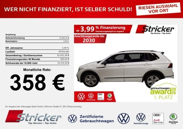 Volkswagen Tiguan 2.0 TSI Allspace DSG