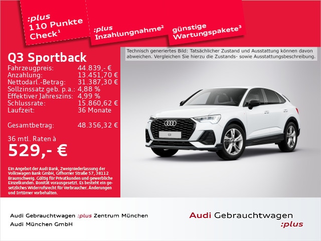 Audi Q3 35 TFSI S-Line S-Tronic Sportback
