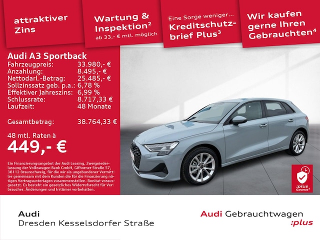 Audi A3 35 TFSI S-Tronic Sportback