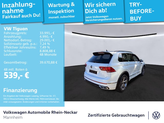 Volkswagen Tiguan 1.5 TSI DSG R-Line