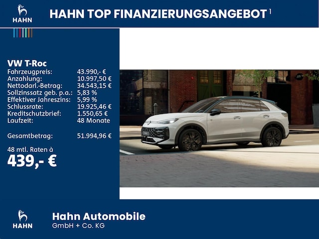 Volkswagen T-Roc DSG R-Line