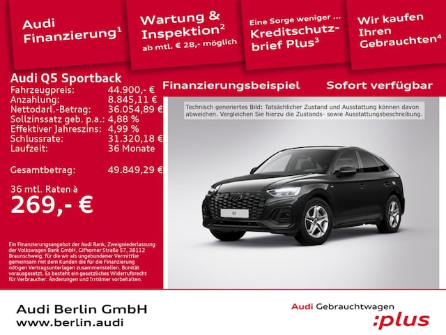 Audi Q5 40 TDI Quattro S-Tronic Sportback