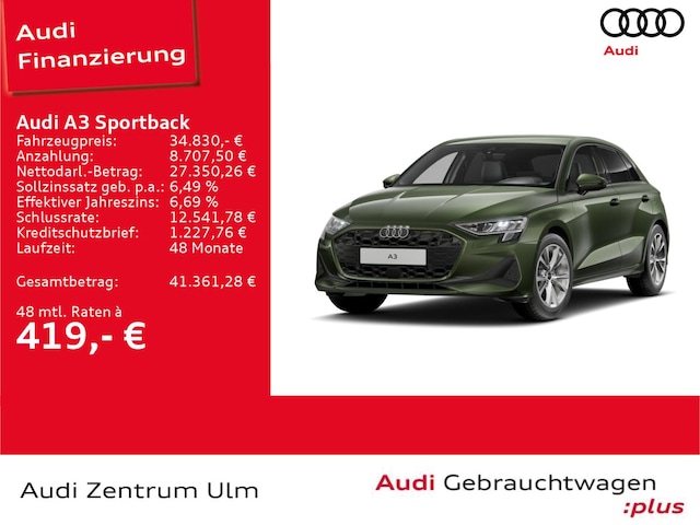 Audi A3 35 TDI S-Tronic Sportback